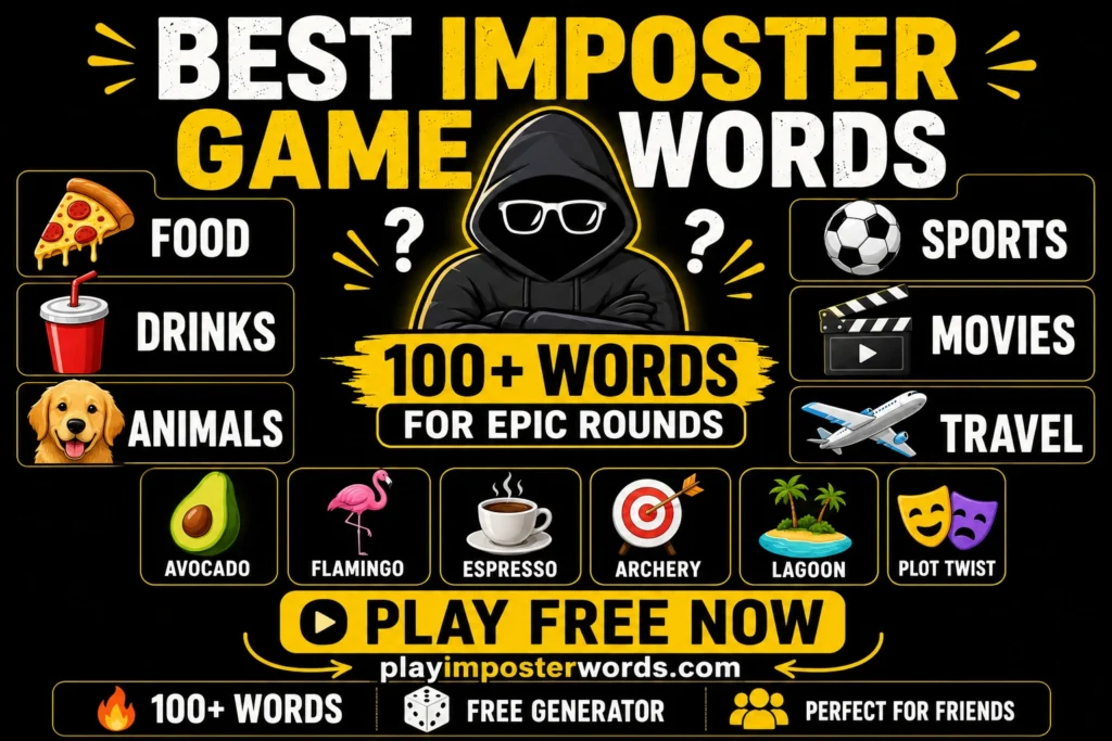 Imposter Game Words