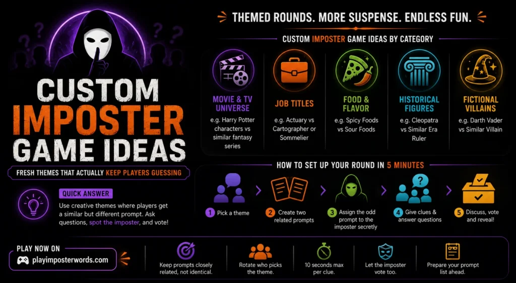 Custom Imposter Game Ideas