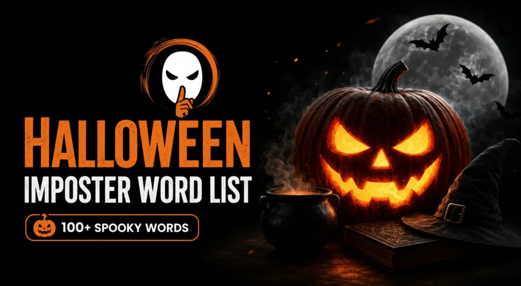 Halloween Imposter Word List
